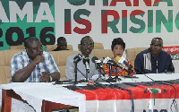 Asiedu Nketia, General Secretary of NDC, Koku Anyidoho, Samuel Ofosu Ampofo and Anita Desoso