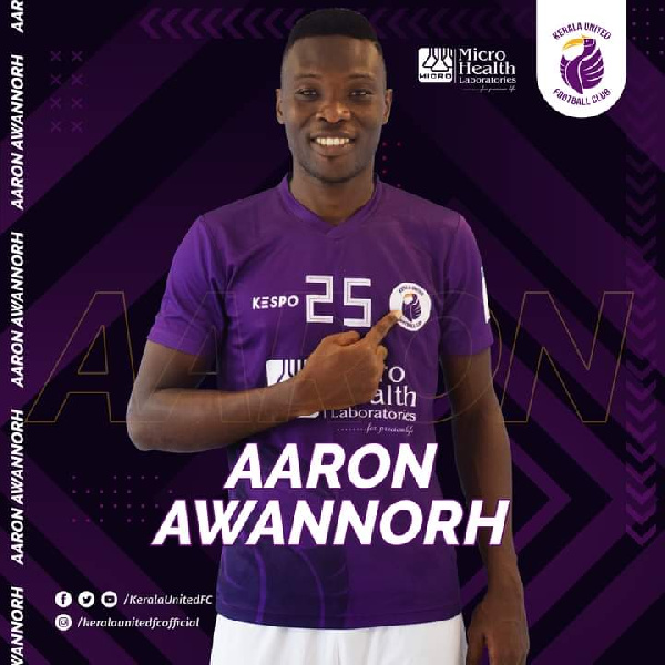 Ghanaian forward Aaron Awannorh