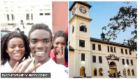 Photo of the Rastafarian boys and the Achimota school