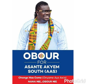 Obour is aspiring to represent the people of Asante-Akim South