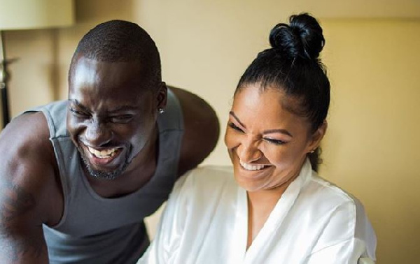 Chris Attoh and his late wife