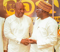 John Mahama and Vice President Mahamudu Bawumia