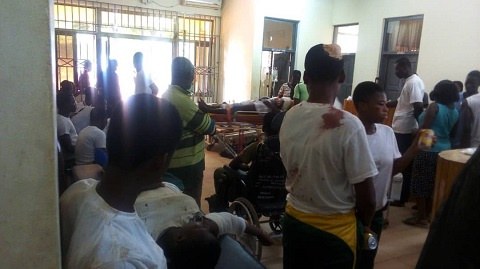 The 48 injured students are currently receiving treatment at the Koforidua Regional Hospital