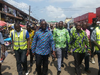 The KMA Mayor and the Ashanti Regional Minister visited some selected areas in Kumasi