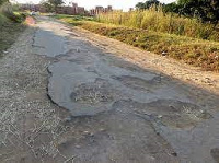 A bad road in the Western Region