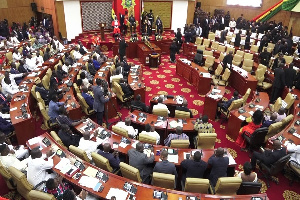 Members of the Minority wore black as a sign of protest