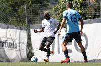 Maxwell Woledzi at a training session