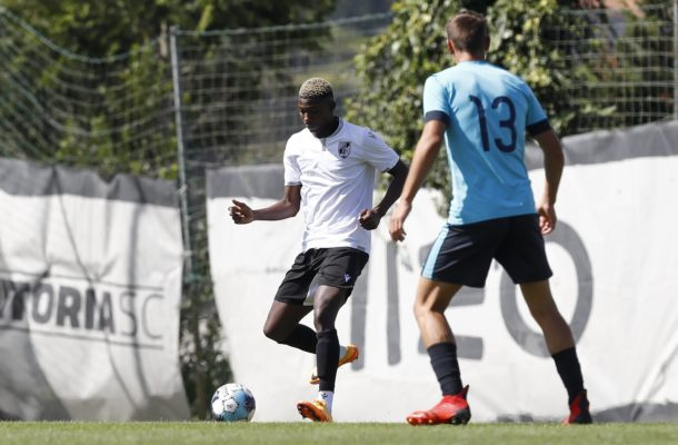 Maxwell Woledzi at a training session