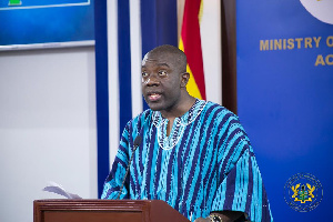 Kojo Oppong Nkrumah, minister for information