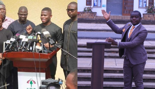 The NDC executives used the style of Irbard Ibrahim in their press conference