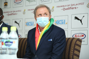 Black Stars Head Coach Milovan Rajevac