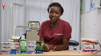 Resident dentist of Pepsodent Ghana’s Dental TV Show, Dr. Gwendolyn Amarquaye-Bayitse