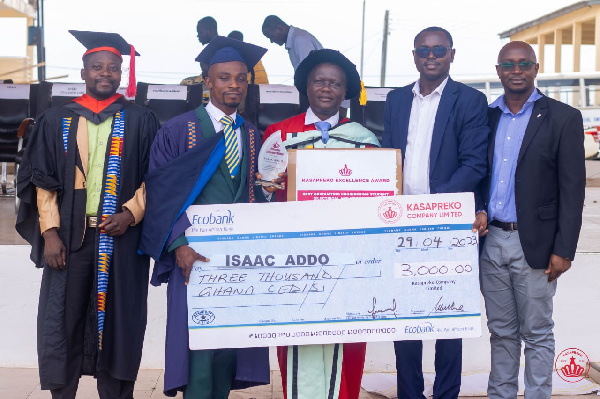 Kasapreko Awards Cape Coast Technical University's Top Engineering Student