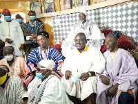 Kwaku Ofori Asiamah in a group photo with Shani Alhassan Saibu and others