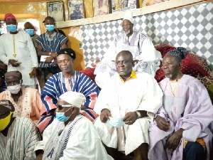 Kwaku Ofori Asiamah In A Group Photo With Shani Alhassan Saibu And Others 