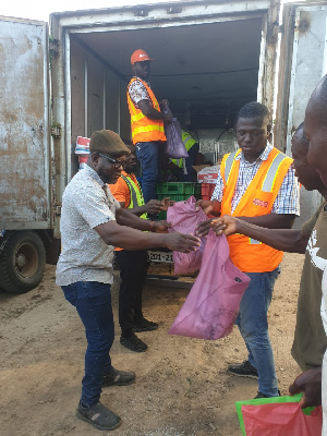 The estimated items are estimated to be in the region of Ghc250,000.00