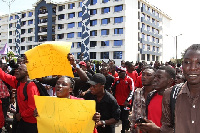 The students want the SEL fuel station behind their school shut down or relocated