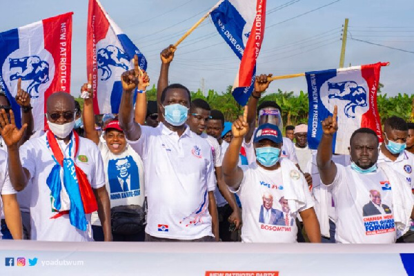 Dr Yaw Osei Adutwum leads NPP health walk in Bosomtwi