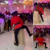 'Asa bone' military officer who twerked on wife at own wedding reception