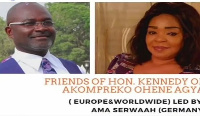 They prayed for protection, strength and guidance  for  Kennedy Agyapong