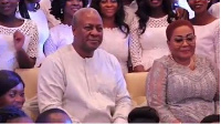 Former President John Dramani Mahama and former first lady Lordina Mahama celebrated 25 years