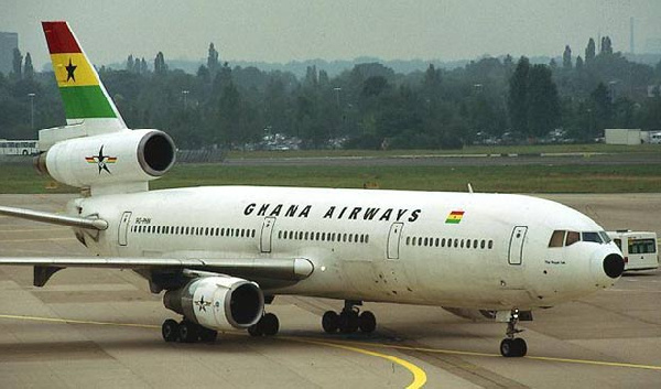 Collapse Ghana Airways plane