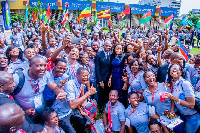 Some participants of previous edition of TEF Entrepreneurship Forum in a group photograph