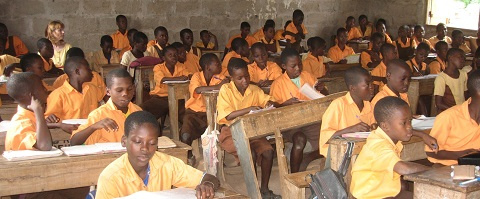 File photo of students learning in a classroom