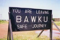 Bawku exit signage