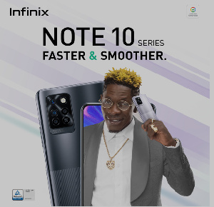 Shatta Wale is the brand ambassador for Infinix Ghana