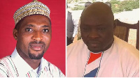 Hon. Mohammed Muntaka Mubarak (L) and Hon. Alidu Seidu (R)