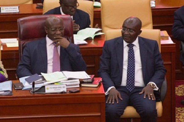 Majority Leader Osei Kyei-Mensah-Bonsu and Vice President Dr. Mahamudu Bawumia