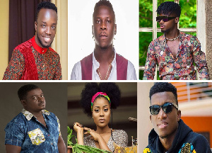 A collage of some 2020 highlife hitmakers