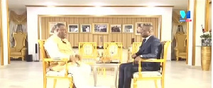 Archbishop Nicholas Duncan-Williams speaking to Good Evening Ghana Host, Paul Adom Otchere