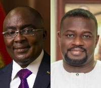 Vice President Mahamudu Bawumia (left), Frank Annoh-Dompreh (right)