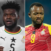 Black Star players,Jordan Ayew and Thomas Partey