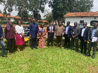 Group photo of some personalities who participated in the tree planting exercise