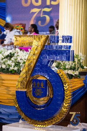 University Of Ghana Legon 75th Anniversary Logo