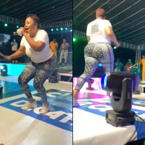 Empress Gifty during her performance