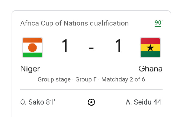 Ghana vs Niger