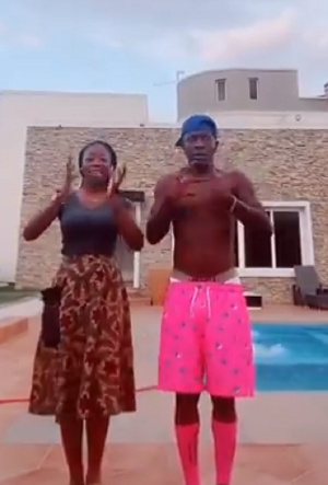 Shatta Wale has joined the Breakfast challenge on TikTok