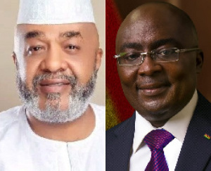 Alhaji Said Sinare (left), Dr Mahamudu Bawumia (right)