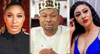 Tonto Dikeh, Churchill and Rosy Meurer