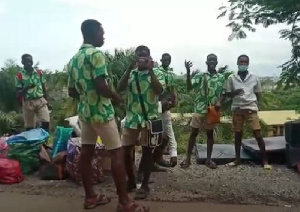 The students reportedly left the school premises in search of water.