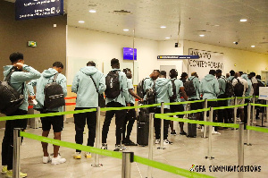 Black Stars arrival in Madagascar