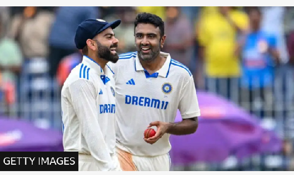 Ravichandran Ashwin (right) recorded a five-wicket haul and a century in the same Test