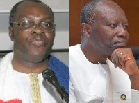 Dr Arthur Kennedy (left), Ken Ofori-Atta (right)