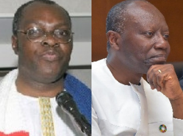 Dr Arthur Kennedy (left), Ken Ofori-Atta (right)