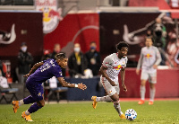 Samuel Tetteh in action for New York Red Bulls