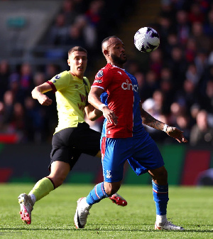 Jordan Ayew exhibiting great talent against Burnley